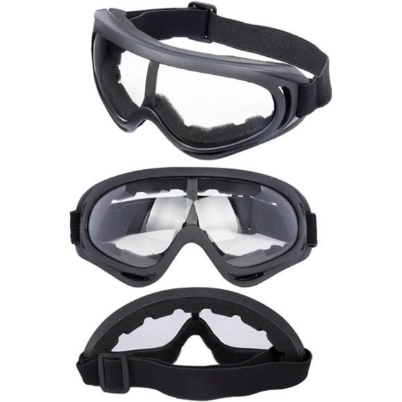 Ski Goggles Pack of 4 Snowboard Motorcycle Tactical Combat Sports Glasses - Picture 3 of 7